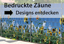 Bedruckter Zaun